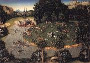 Lucas Cranach the Elder Stag hunt of Elector Frederick the Wise Sweden oil painting artist